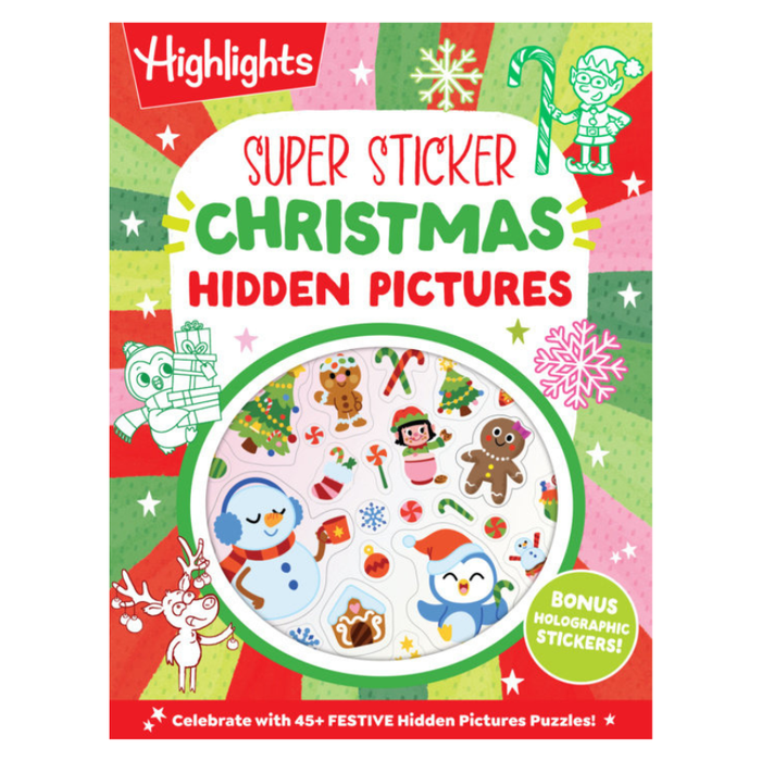 Super Sticker Christmas Hidden Pictures - Becket Hitch