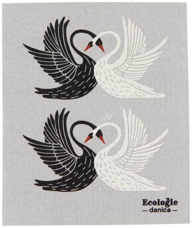 Swan Song Swedish Dishcloth