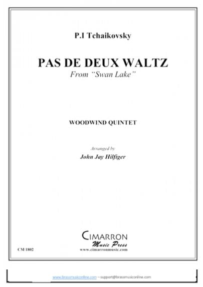 Tchaikovsky - Pas Deux Waltz - Woodwind Quintet