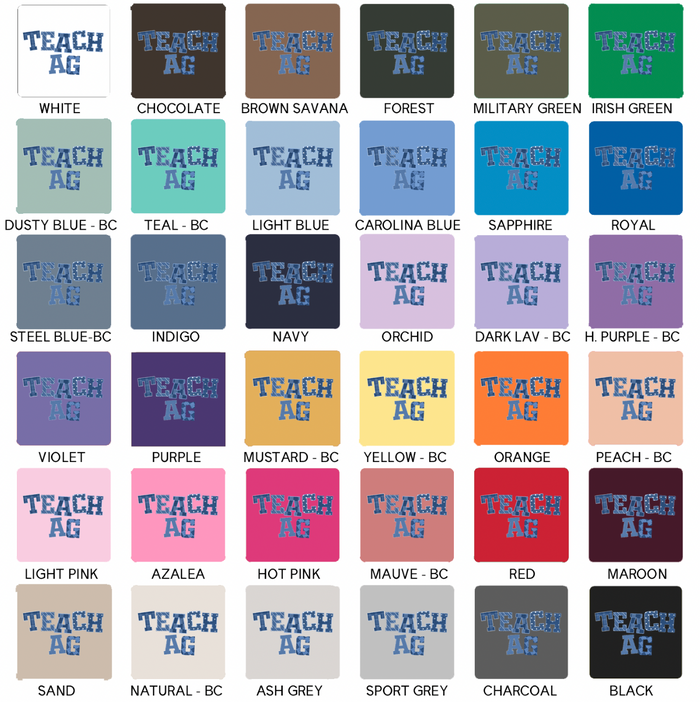 Teach Ag Patchwork– Hoodie