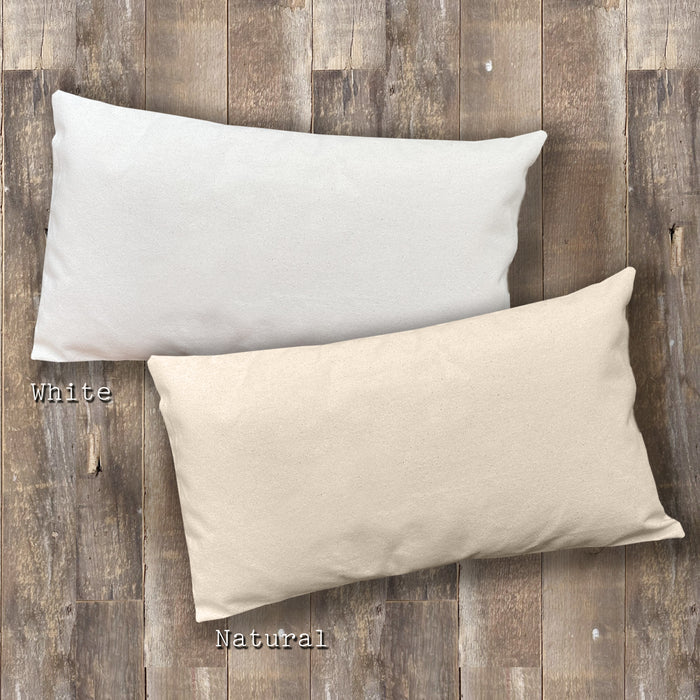 Thankful Grateful Blessed - Thanksgiving Rectangular Canvas Pillow