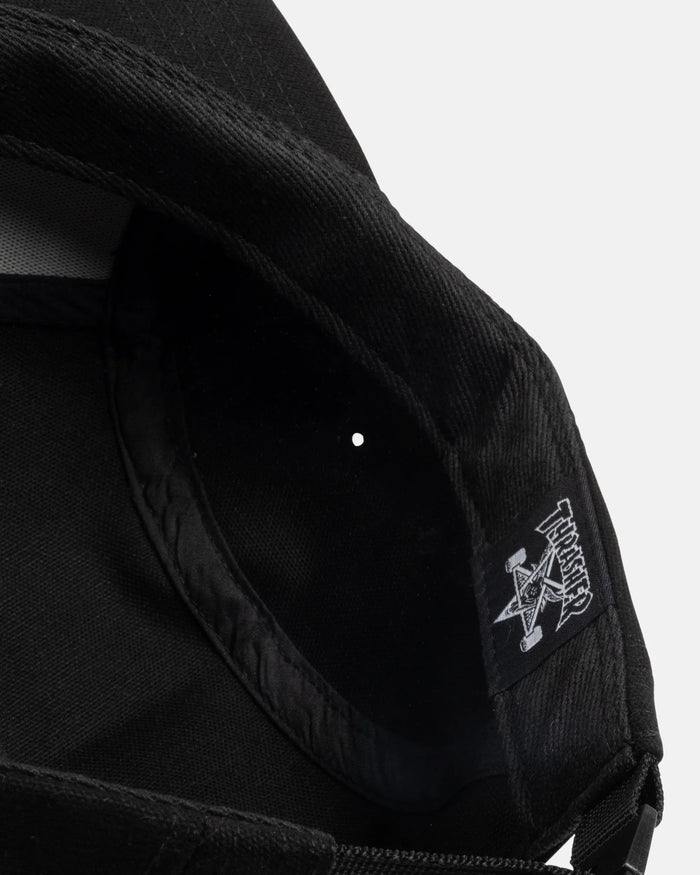 THRASHER - 5 PANEL HAT - BLACK - Four Street