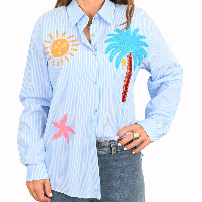 Vacay Dreaming "Julia" Long Sleeve Shirt