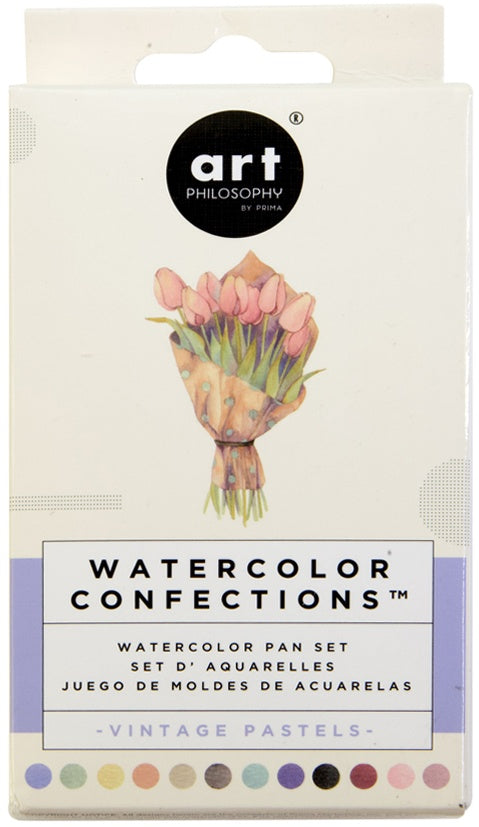 VNTG PASTL-CONFECTIONS WATRCOLR