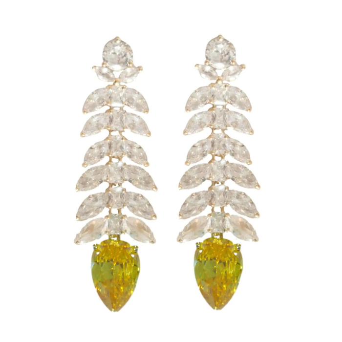 White & Canary Yellow Gala Sparkle - Becket Hitch