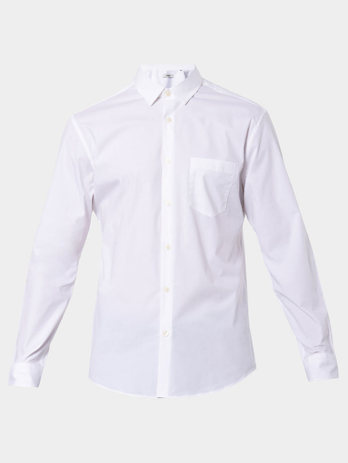 White Formal Full Sleeves Shirt