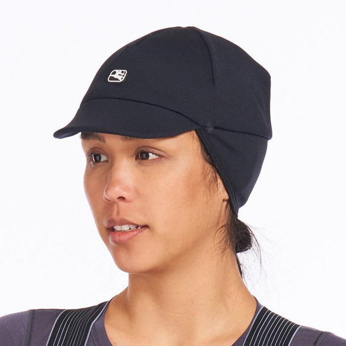 WINTER CAP BLACK by Giordana Cycling, , Made in Italy