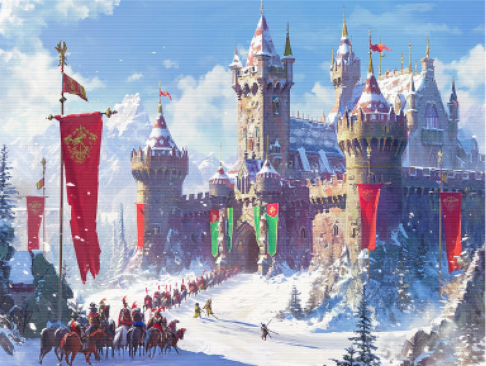 Wintery Fairy Tale Castle