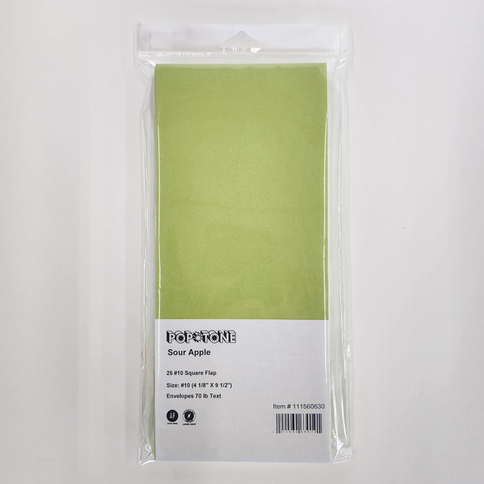 #10 Sour Apple Envelopes 25/Package