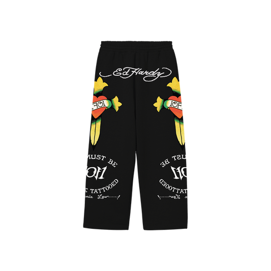1of1 Ed Hardy "Love Is A Gamble" Sweatpants