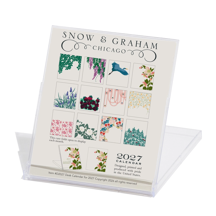 2027 Snow & Graham Desk Calendar