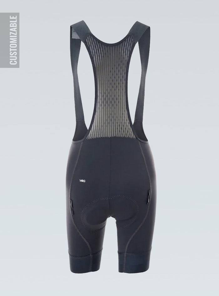 329 MFU CUSTOM VRG TITANIO GREY BIB SHORTS - WOMEN