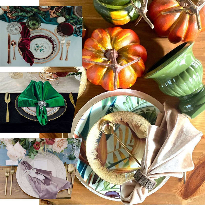 Elegant table setting ideas with decorative napkin styles and vibrant centerpieces.