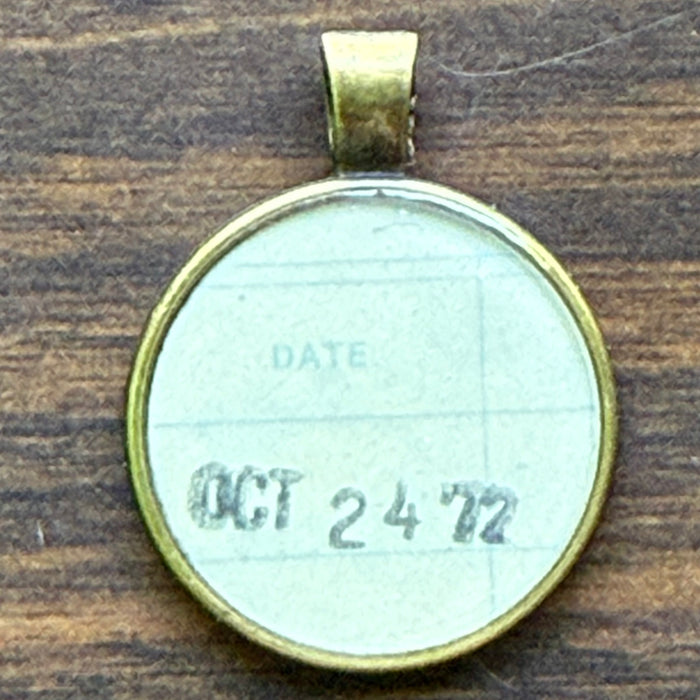 Book Lover Necklace -- Date October 24