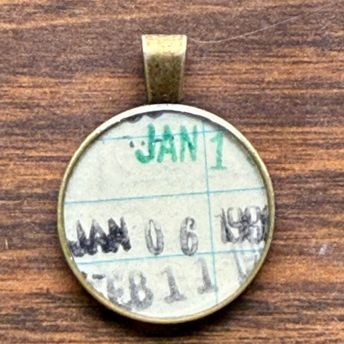 Book Lover Necklace -- Januuary 1 January 6