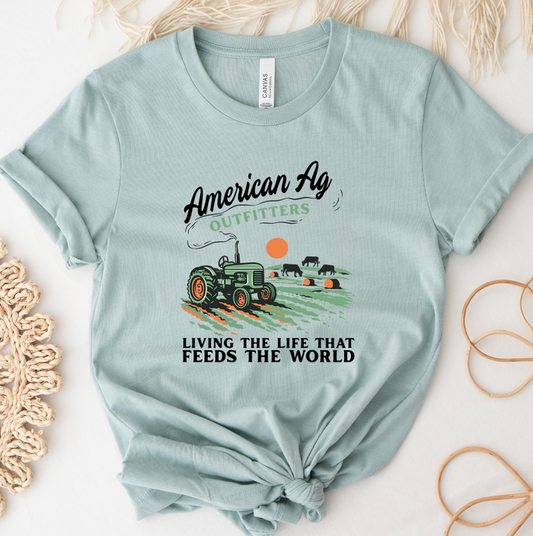 AAO Living the Life- Bella Canvas T-Shirt