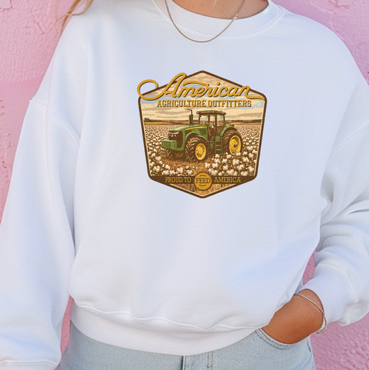 AAO Proud To Feed America– Crewneck