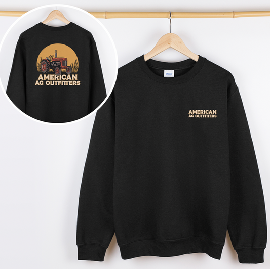 AAO Sunset Tractor– Crewneck - Front & Back!
