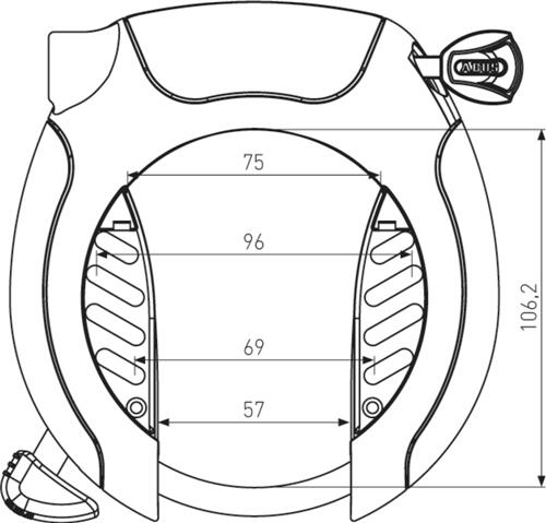 Abus Wheel Lock Pro Shield XPlus 5955