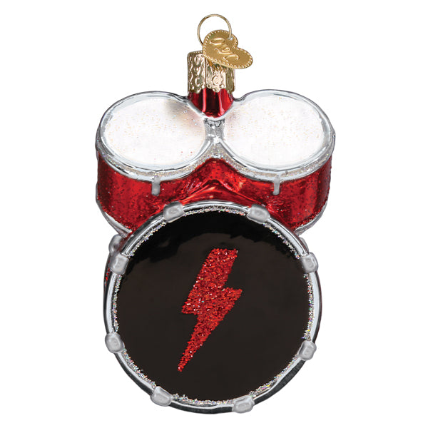 AC/DC Drum Set Ornament