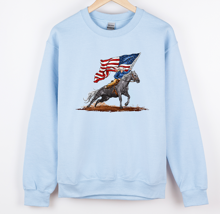 American Cowgirl-Horse– Crewneck