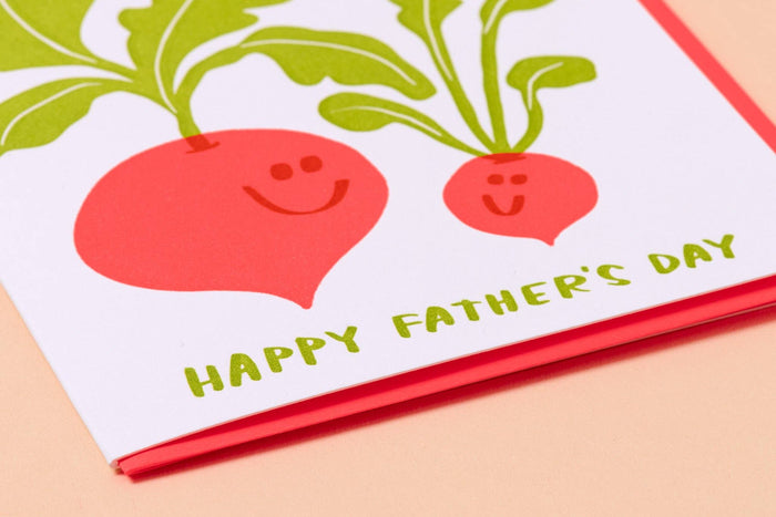 And Here We Are Greeting Card - My Dad is Rad