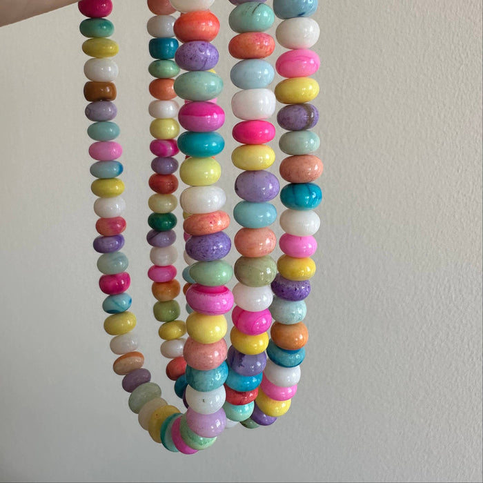 Anokhi Green Handmade Gemstone Necklace - Candy Opal