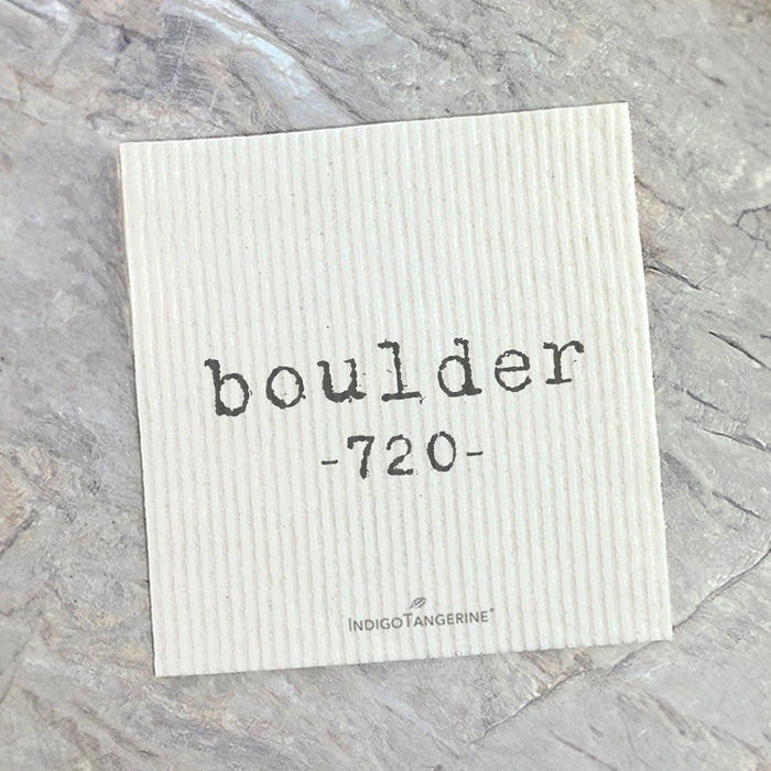 Area Code - Custom Swedish Dish Cloth