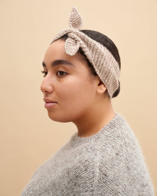 Audrey Headband & Small Scarf Knitting Pattern