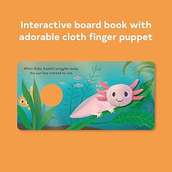 Baby Axolotl: Finger Puppet Book - Findlay Rowe Designs