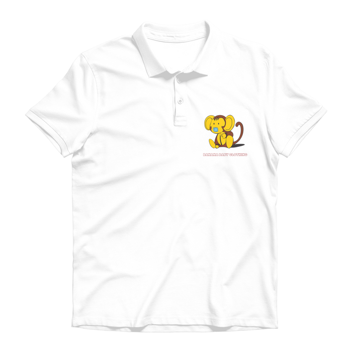 Baby banana monkey Premium Adult Polo Shirt