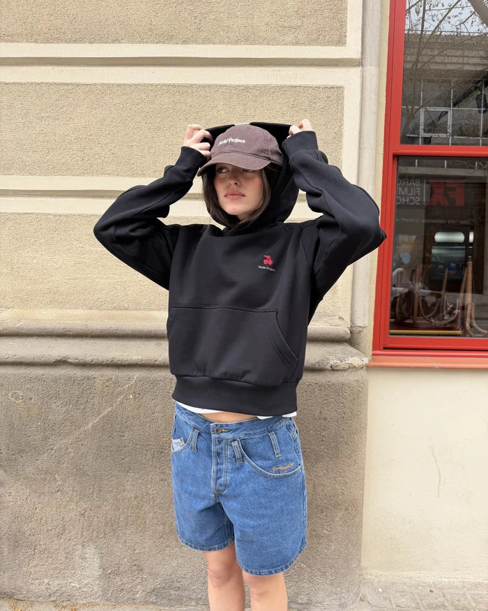 Basic Cherry Hoodie Black