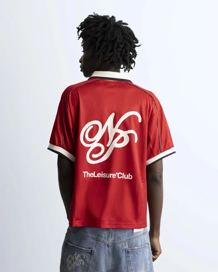 Basic Football Tee Red