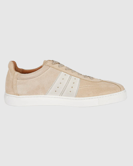 Beige Suede Sneakers