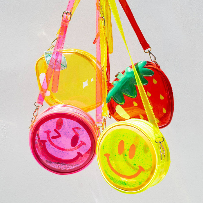 Bewaltz - Jelly Handbag - Yellow Smiley Face