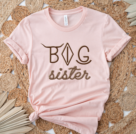 Big Sister Branded- Bella Canvas T-Shirt