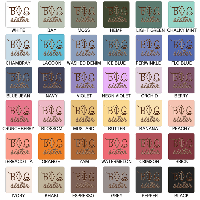 Big Sister Branded– Comfort Colors T-Shirt