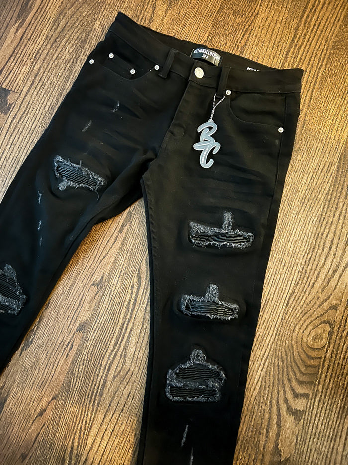 Billion$ Black Denim Jeans