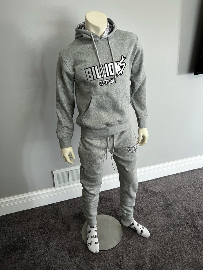 Billion$ Grey Pullover Hoodie