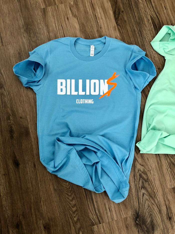 “Billions$ Clothing” Tee (Ocean Blue)