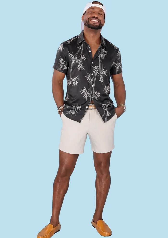 Black Bamboo Silk Shirt - SARTORO