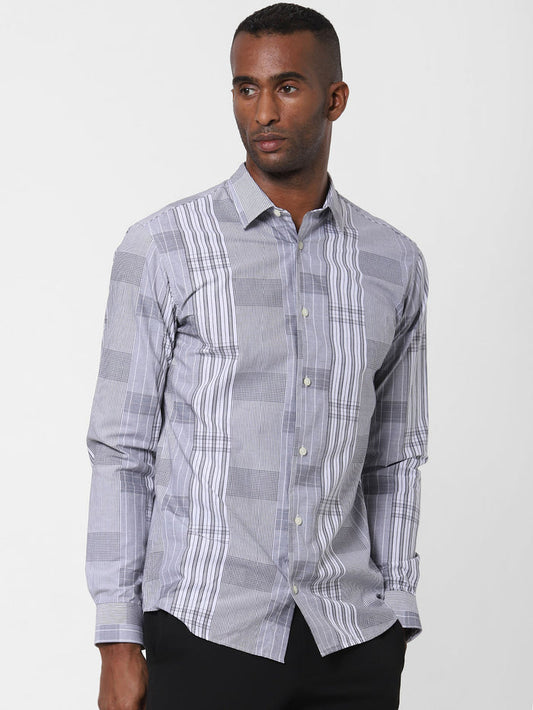 Black Check Full Sleeves Shirt