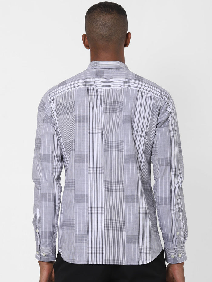Black Check Full Sleeves Shirt