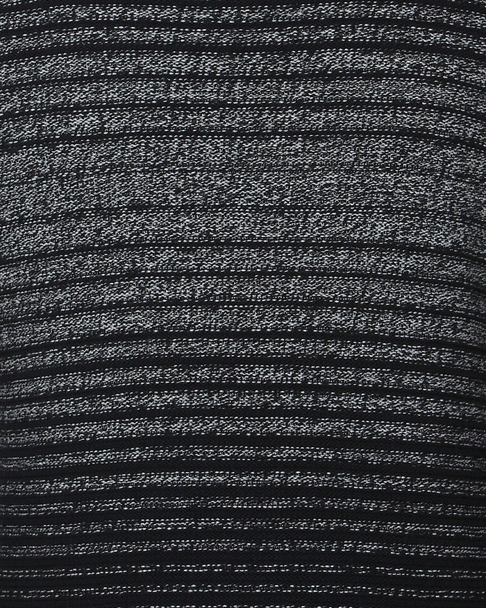 Black Striped Pullover