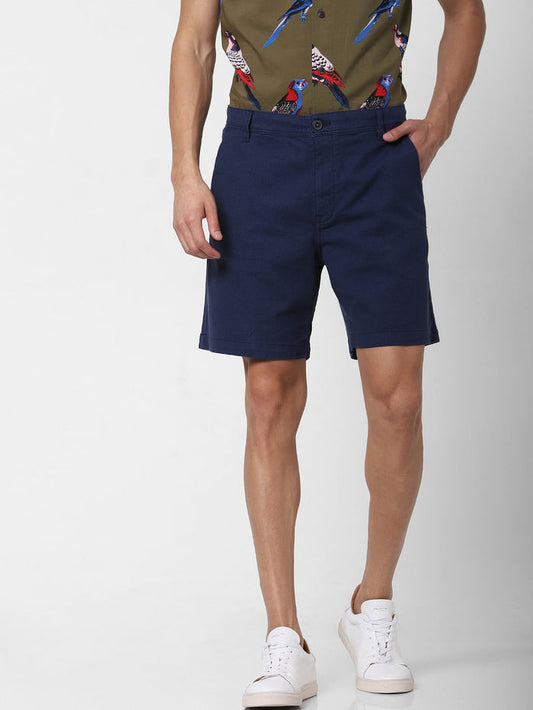 Blue Chino Shorts