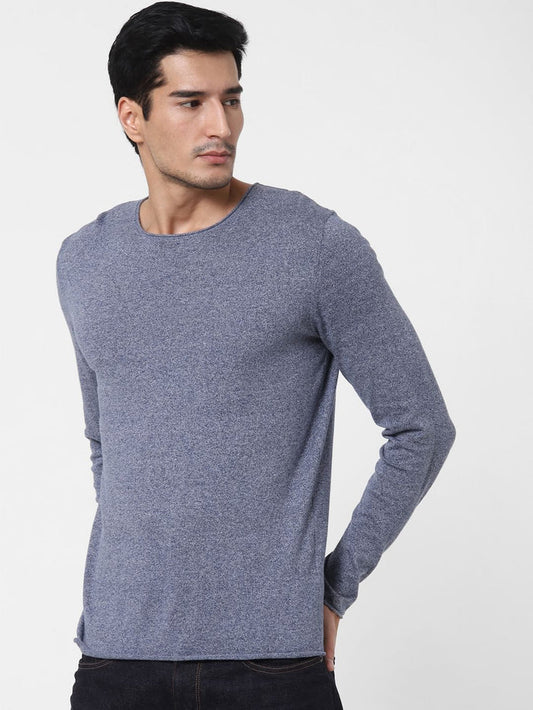 Blue Crew Neck T-Shirt
