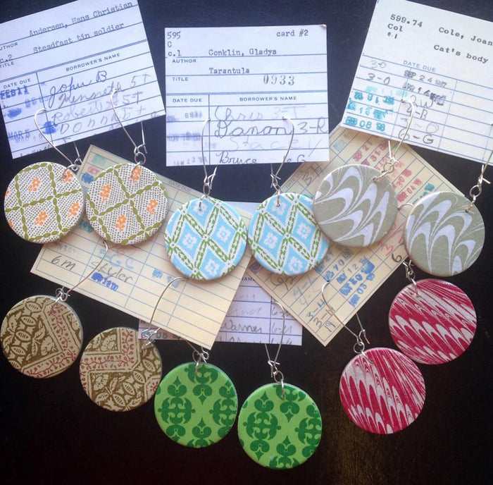 Book Lover Earrings -- 57