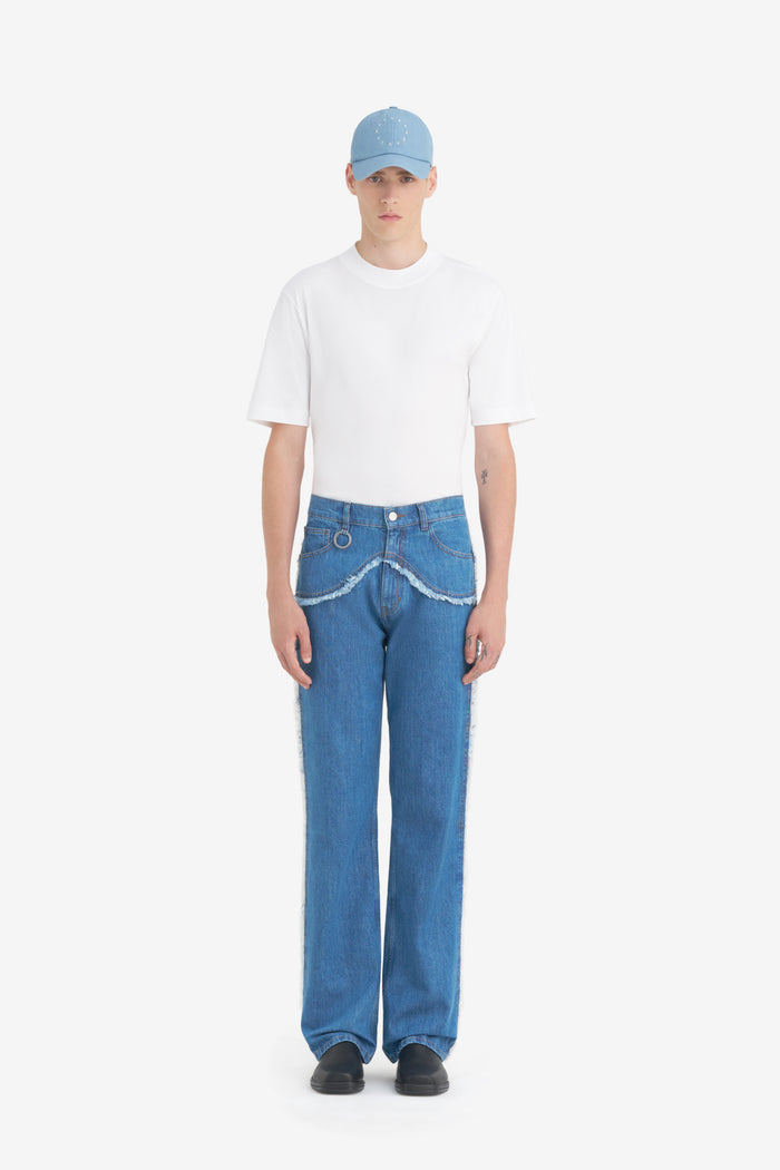 BOOTCUT JEANS 42 / BLUE