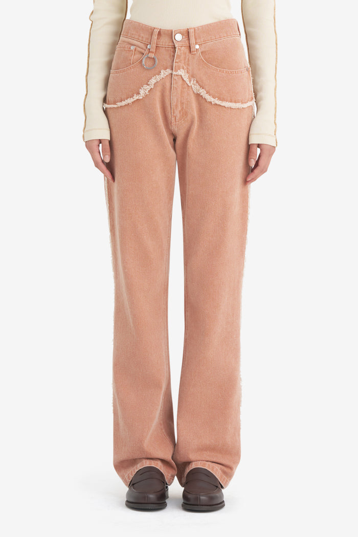 BOOTCUT JEANS 42 / APRICOT