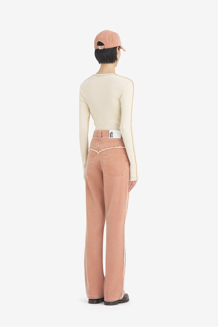 BOOTCUT JEANS 42 / APRICOT